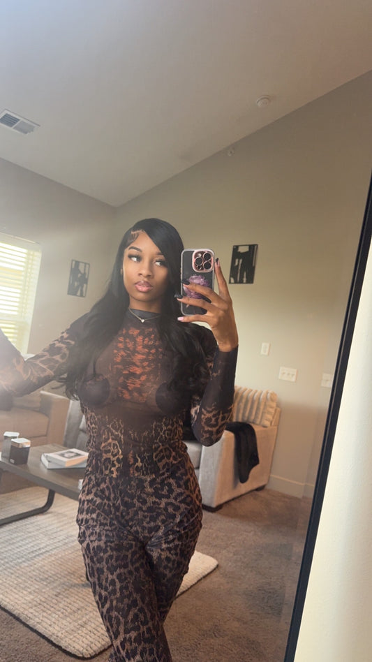 Leopard 2 piece set